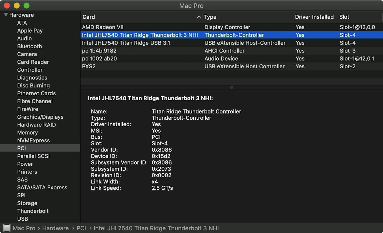 system-report-pci-thunderbolt3-alpine-ridge